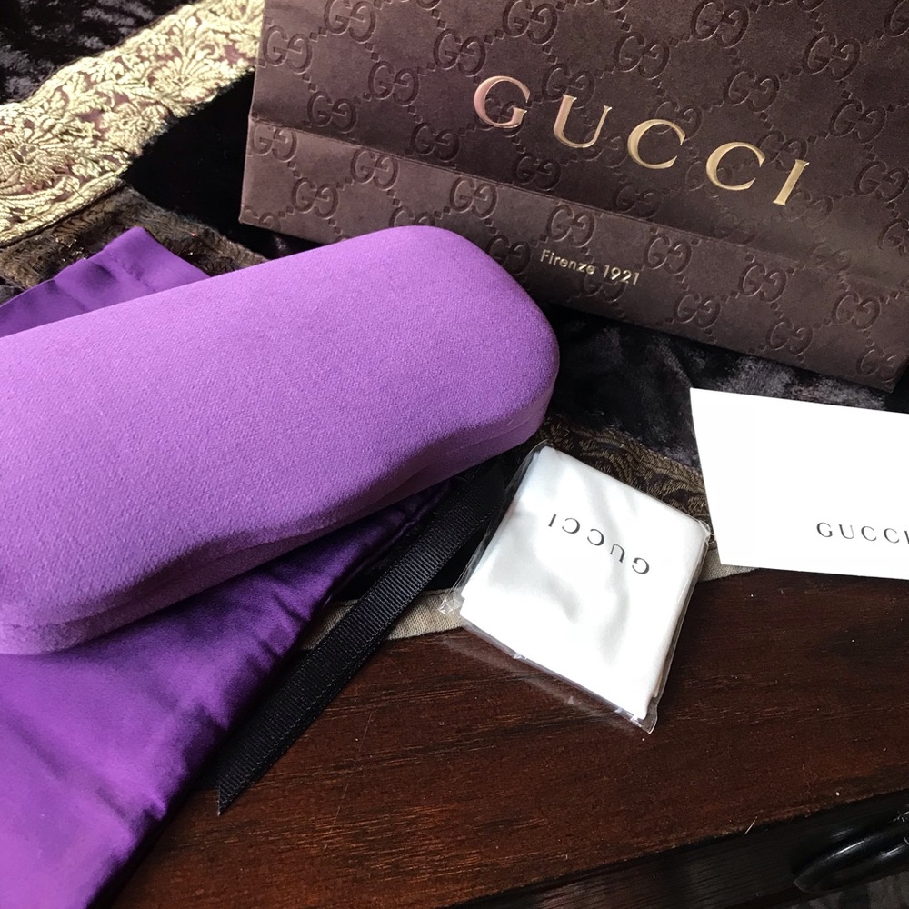 💯%Authentic GUCCI Round 50 titanium/metal glasses - Picture 5 of 8